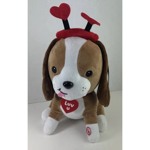 Hallmark Singing Puppy Dog I Like Big Hugs 2 Baby Got Back Plush 12" Musical EUC - Picture 3 of 11